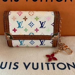 Authentic Louis Vuitton Multicolor Coin Purse Wallet